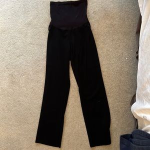 Black maternity pants